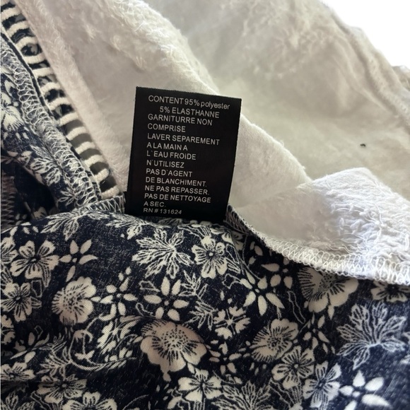 Calessa Plus Size 3X Art to Wear Abstract Mix Material Pieced Knit Tunic Top - Picture 7 of 8